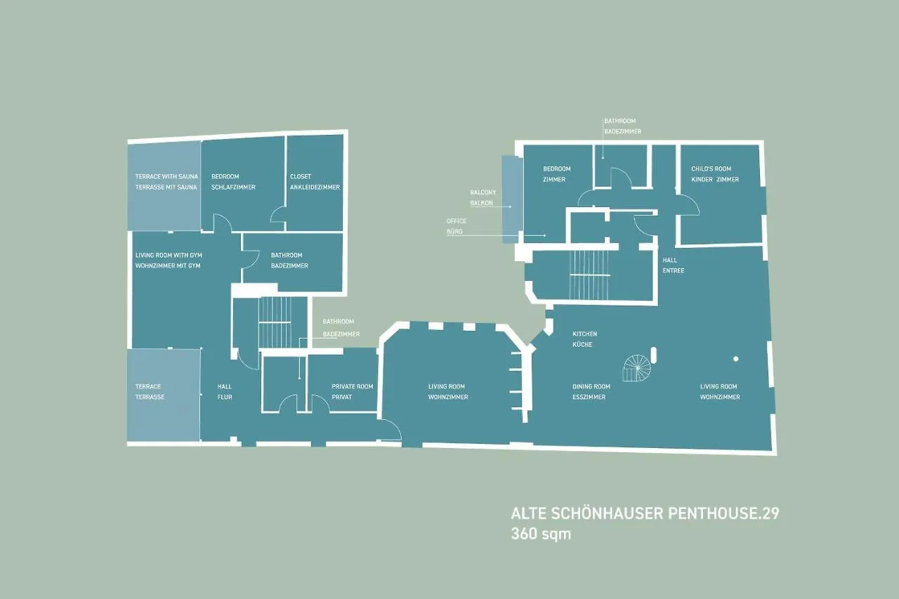 Alte Schoenhauser Penthouse By Suite030 Berlín Apartmán